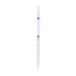   Pipette for tissue culture 1:0.1ml claer glass, amber graduation, 230 mm, with mouth piece for cotton plug