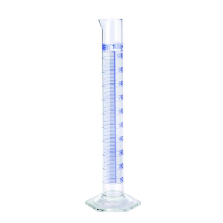 Measuring cylinder 250 ml, class A with Schellbach strips