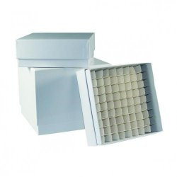 LLG-Cryobox 136x136x130mm white, w/o grid