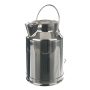   Bochem  Transport can 10 ltr. 18.8 steel, 350 x 220 mm with spout, handle and lid