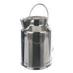   Transport can 10 ltr. 18/8 steel, 350 x 220 mm with spout, handle and lid