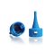   KECK Tubing part for adapters KA, with EPDM sealing 16 mm, hose connection 4 mm light blue, KECK-ART.-No. 15-04