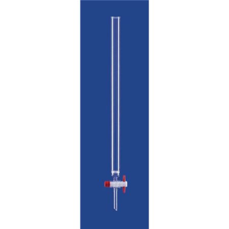 Chromatographic Columns with Frit, PTFE- or Valve Stopcock, Beaded Rim, Length mm 400 Column D.mm 20