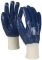   Ansell Healthcare gloves .Hynit. size 7 with nitrile natural rubber 260-295 mm, blue, pair