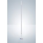   Hirschmann Laborgeräte  burette 50.0.1 ml, class B with tube extension, DURAN, blue grad.