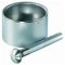  Mortar 135 mm outside   330 ml, with pestle, stainless steel, heavy pattern