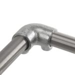 Angle pipe joint 90° for 3 single pipes