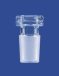Hollow Stoppers, Hexagonal Plate, Flat Bottom , NS 24/29