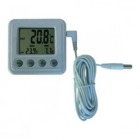 Temperature surface sensor 180x6, 6mm, PVC cable approx. 1m, max. Temp. 500°C, for thermometer de 305