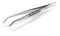 Forceps 145 mm, curved, fine point