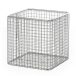   Wire basket 18/8 stainless steel polished, 500 x 300 x 250 mm mesh 8 x 8 mm