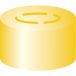Aluminium Center Tear Off Cap N 13 coppery, pack of 100 pcs