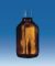   VIT-LAB üveg 100 ml, GL 28 barna üveg ezzel, műanyag bevonatos, kerek