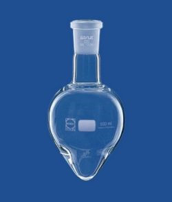 Pear-shape Flasks, Single-neck, Cap. ml 100 Socket NS 19/26