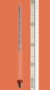   Amarell alkohol mérő Gay-Lussac 0-100.1.1, hossz. 280 mm ezzel hőmérő, piros vagy kék töltött