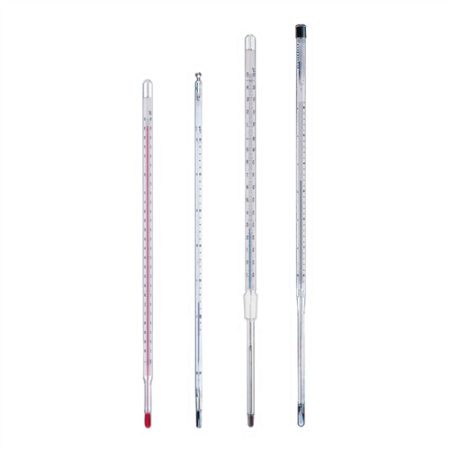 Precision Thermometers -20...+250:1° special filling, U/O L/mm 100x275 suitable for calibration