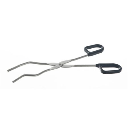 Crucible tongs, 300 mm, with plastic handle