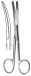 scissors,curved, length 185 mm standard,blunt/blunt