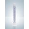  Measuring cylinder B, PP, 50 ml ring division, blue graduated