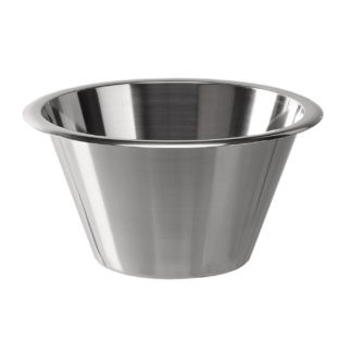 Laboratory bowl 3 L, 18/10-steel dia. 220 mm, height 125 mm, type 2, high form