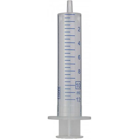 Disposable syringes, 10 ml with luer tip, pack of 100