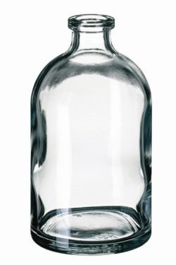 LLG-Roll border bottles 100 ml, clear 95x52mm, 3.hydrolytic cl. pack of 88