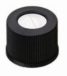   LLG-Screw caps N 8, red with head hole PTFE, rubber white, sealing discs slotted engaged, pack of 100