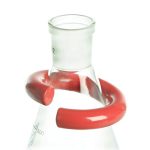 Laboratory ring 50 mm, 207 g 18/10-steel, PVC coated