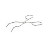 BochemCrucible pincer 250 mm 18.8-steel, double curled