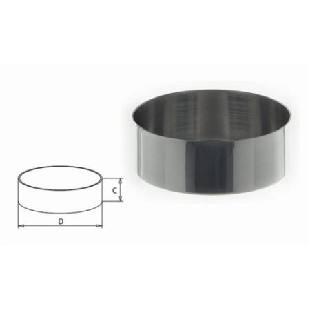 Exhaust jars 100 ml 99,5% nickel, 16 x 90 mm