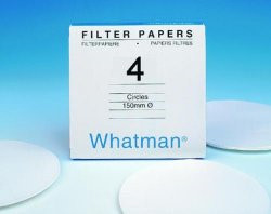 Grade 4 Qualitative Filter Paper Standard Grade, circle, 47 mm, pack of 100