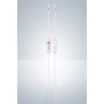   Volumetric pipette 1 ml, class A AR-clear soda glass, brown graduated, USP