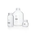   Laboratory glass bottle 1000 ml DURAN®, GLS 80, wide neck, clear glass, without screw cap and pouring ring