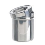   Bochem Bin with lid 130 x 102 mm lid with handle, stackable, 18.10-steel
