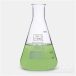 Erlenmeyer flask 500 ml white graduated, beading