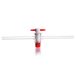   Single way stop cock compl. with PTFE-cock hole 6 mm, NS 21,5, DURAN