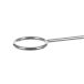 Support ring 160 mm, w/o. bosshead steel, electroplated