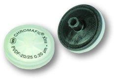 CHROMAFIL disposable filter PP/GF/RC-45/25 GF/RC, 45.00 µm, 25 mm, colour code above: black, colour code below: blue, pack of 400