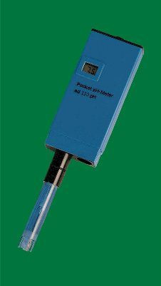 pH-Meter ad 140 pH 0-14:0,01 pH, with standard electrode 121x12mm