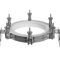  PF-laboratory flange and KF-support clamp DN 100 type 2, stainless-steel, PTFE