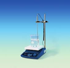 Heating plate WiseTherm® HP-30D-Set incl. temperature probe SS100, Pt100, holding rod RD100, clamp and holding