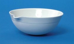 LLG-Evaporating dish 274/9 1200 ml, 195 x 74 mm, flat bottom, with drain