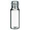   LLG-csavaros nyak kis üveg ND 10, 1.5 ml OD .11, 6 mm, külső szélesség. 32 mm, átlátszó, lapos alj, széles nyitó, csomag: 100