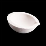   Melting crucible 85ml, high form porcellaine, 50x65mm, glaced