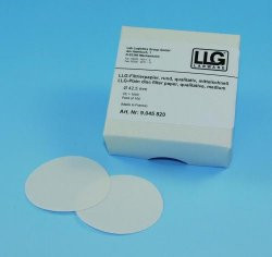 LLG-Filter circles 185mm, quantitative medium fast, pack of 100