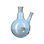   Round-bottom Flasks 100 ml,two-neck C. Neck NS 24/29 Side Neck NS 19/26