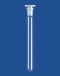  Test tube 150/18, NS 14/23 not graduated, with round bottom and Poly-Stopper