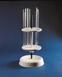 Round pipette stand for 18 pipettes up to ? 10mm and 10 pipettes up to ? 15mm