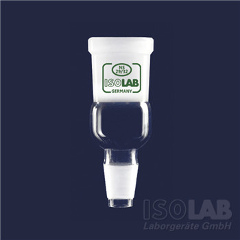 ISOLAB Laborgeräte Adapter expansion socket NS 34.35 cone NS 19.26, Boro 3.3