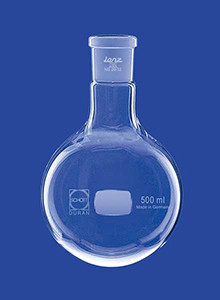 Round flask 250ml, narrow neck with rim